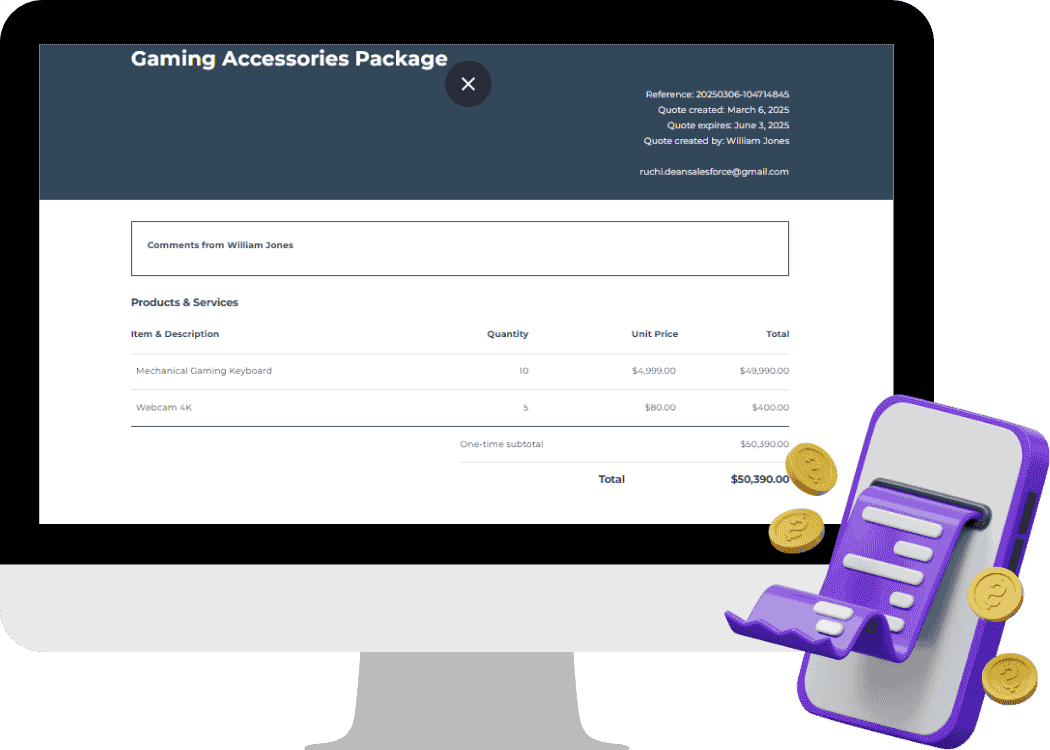 automatic quote generation