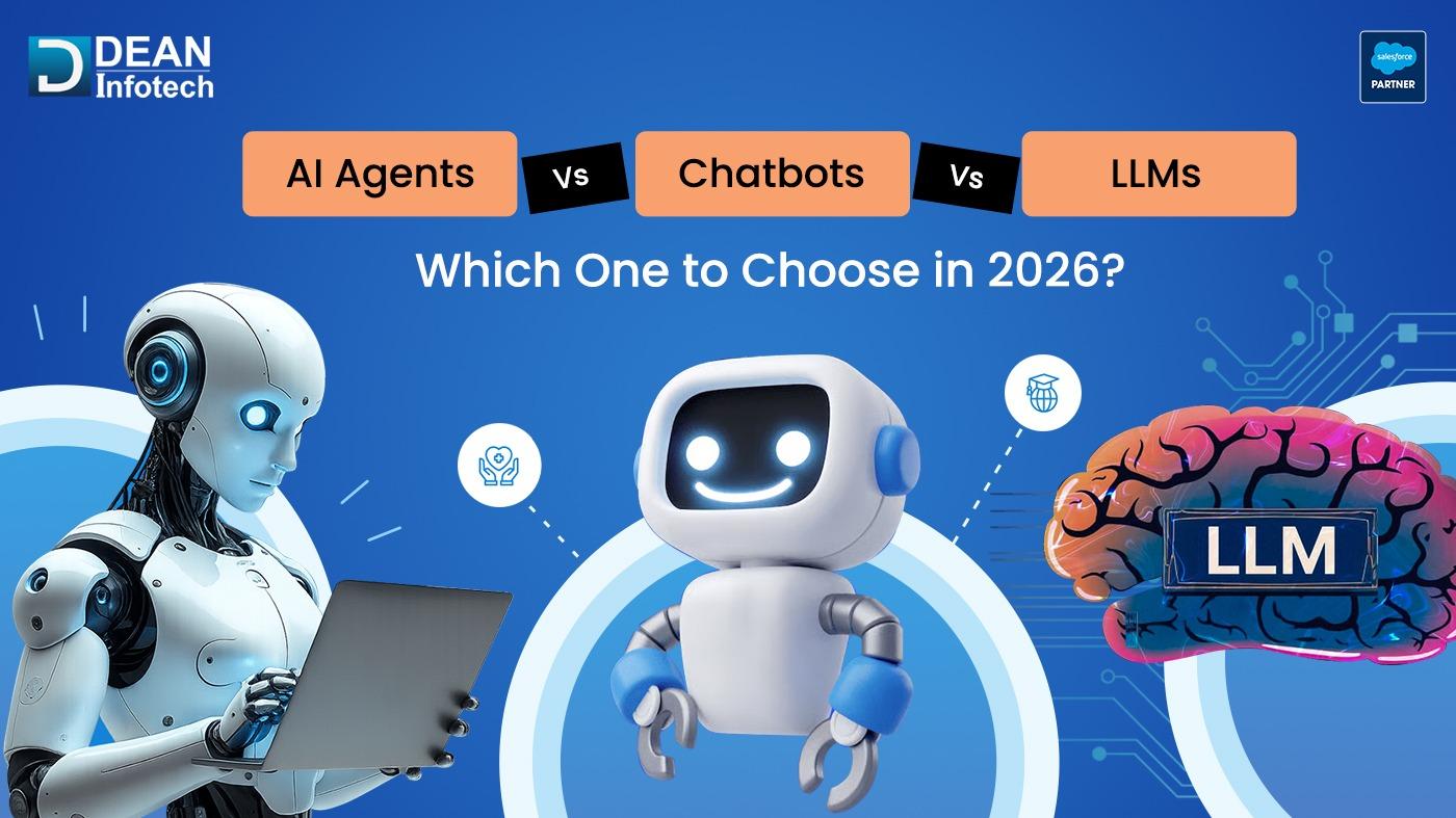 AI Agents vs Chatbots vs LLMs: Which One to Choose in 2026?