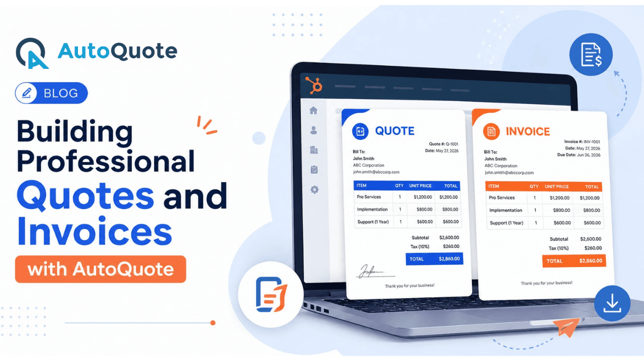 Building Professional Quotes and Invoices with AutoQuote