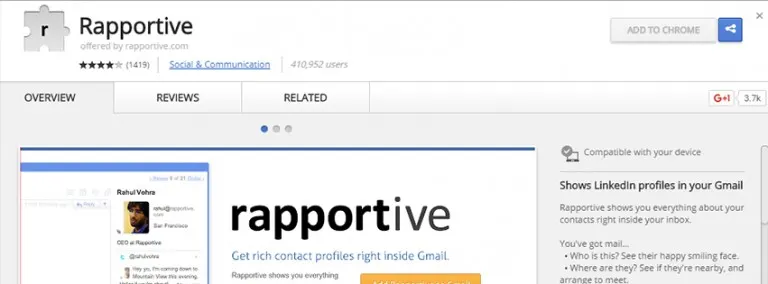 rapprorative